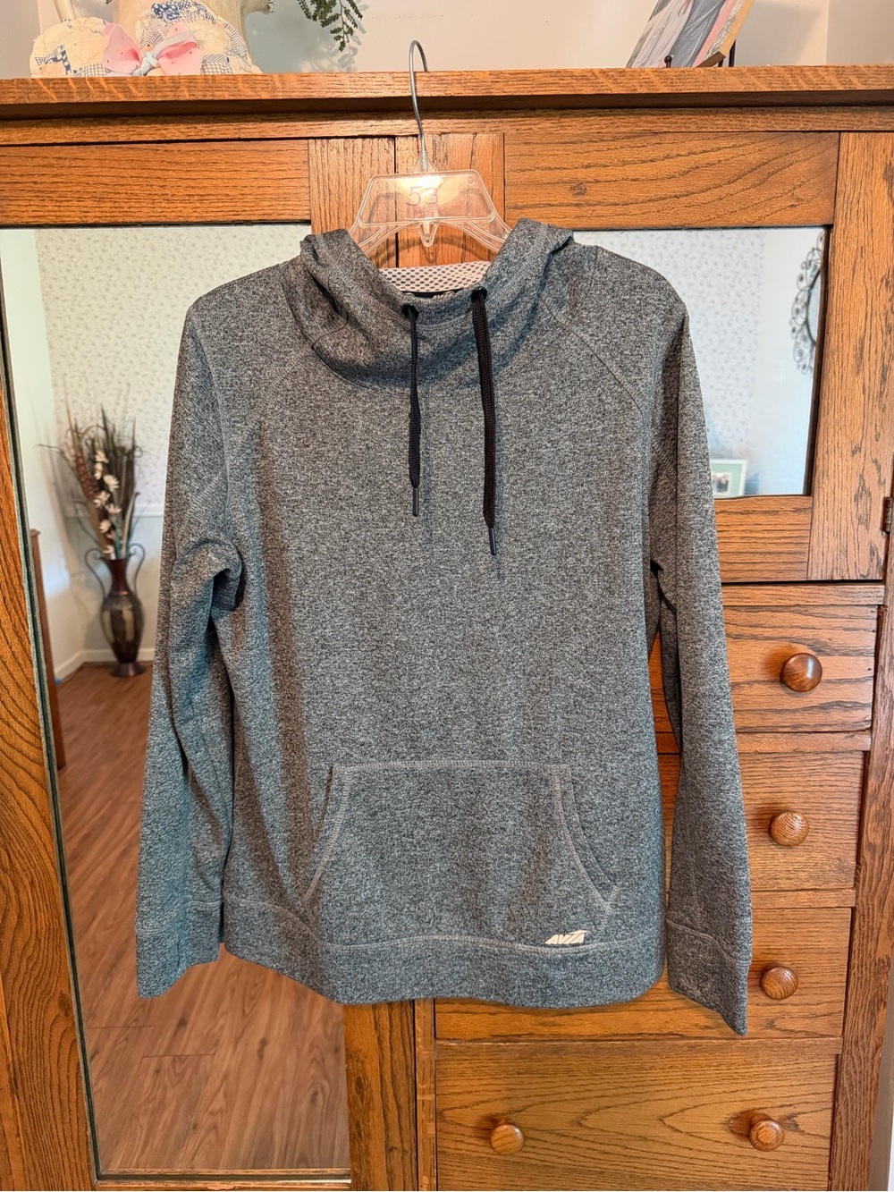 Avia Woman’s Heather Gray Pullover Hoodie